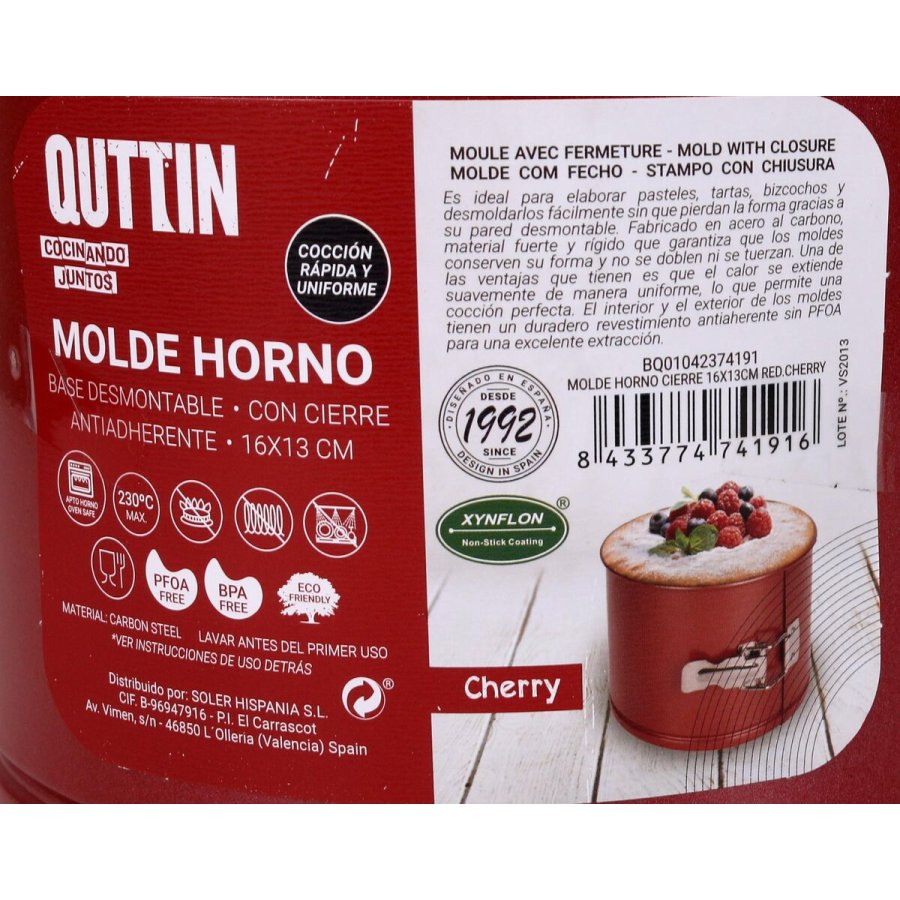 Aftagelig form Quttin 16 x 13 cm Souffl #4