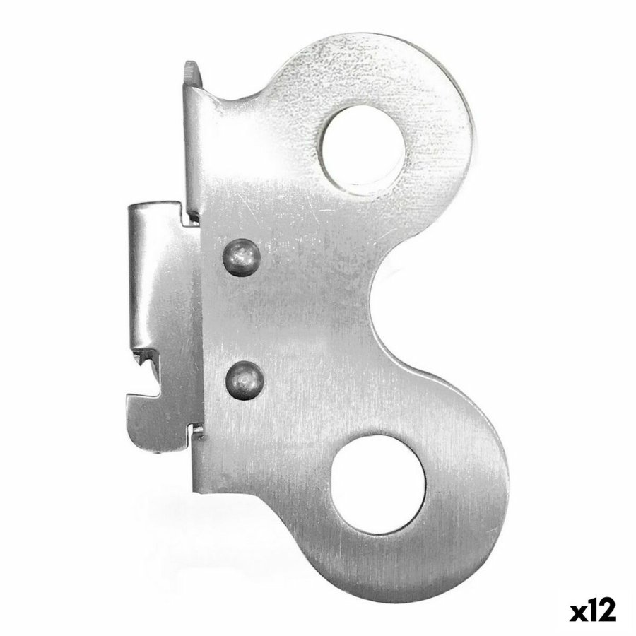 Dsebner Stl Slvfarvet 7,3 x 4,6 cm 1,5 mm (12 enheder) #1