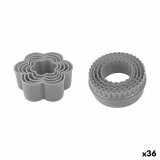 Bageform til bagvrk Quttin 9,5 x 9,5 x 3,5 cm 5 Dele (36 Enheder) #1