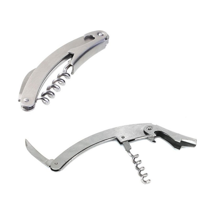 Proptrkker med folieskrer og flaskebner Wooow Rustfrit stl 11 x 2,2 cm (36 Enheder) #2