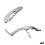 Proptrkker med folieskrer og flaskebner Wooow Rustfrit stl 11 x 2,2 cm (36 Enheder) #1