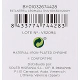 Hylder Confortime 3 niveauer Chromsalt (60 x 30 x 120 cm) #4