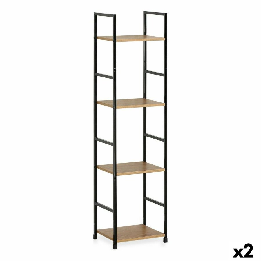 Hylder Confortime 4 Hylder Metal 29,1 x 23,5 x 112 cm (2 enheder) #1