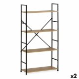Hylder Confortime 4 Hylder Metal 58,6 x 23,5 x 112 cm (2 enheder) #1