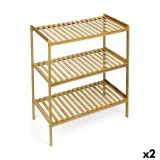 Hylder Confortime Natur Bambus 70 x 35 x 76,2 cm (2 enheder) #1