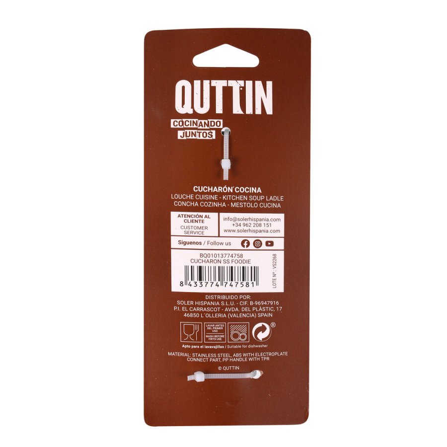 se Quttin Foodie 9 x 30,5 x 6,5 cm Rustfrit stl #7