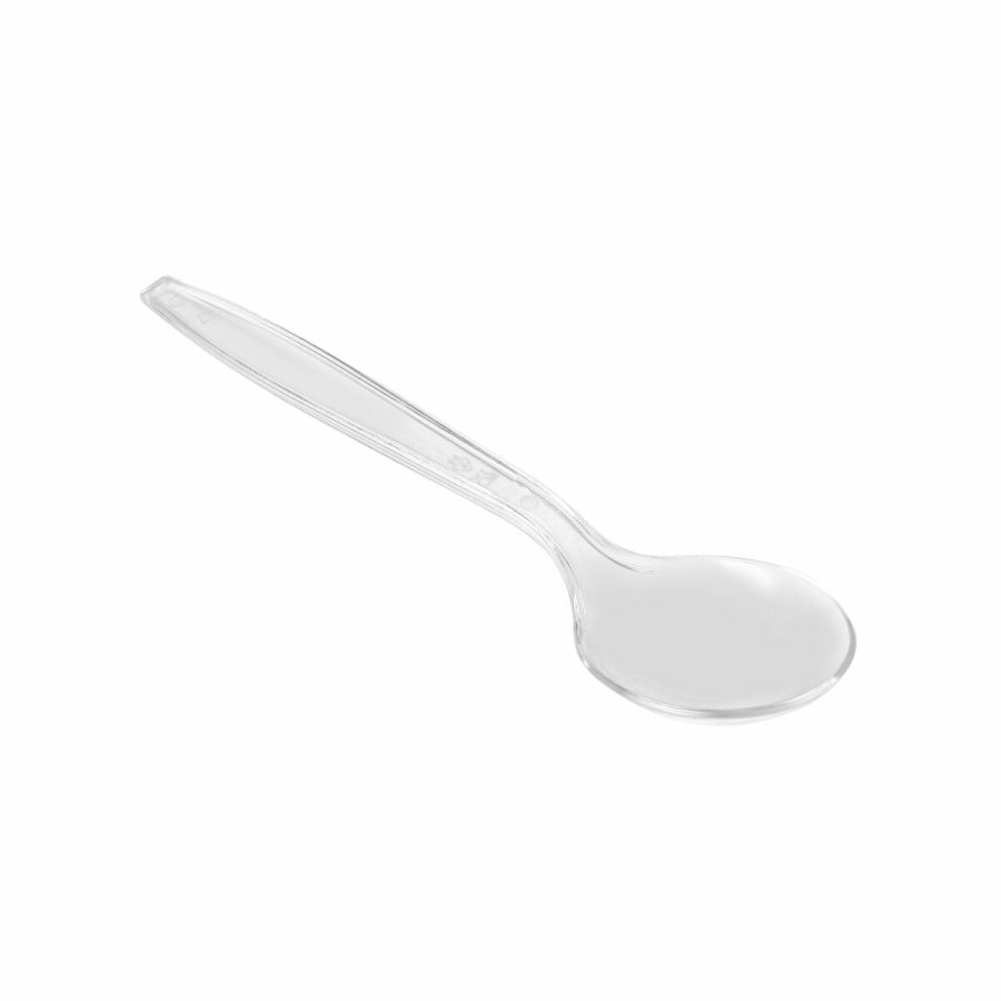 St med skeer Algon Genanvendelig Gennemsigtig 10 enheder 16,6 cm #7
