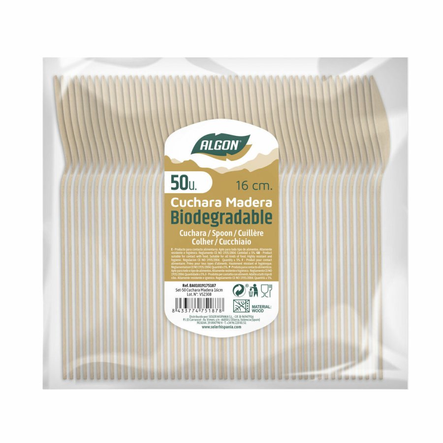 St med skeer Algon Tr 20 enheder 16 x 3 x 1 cm #4
