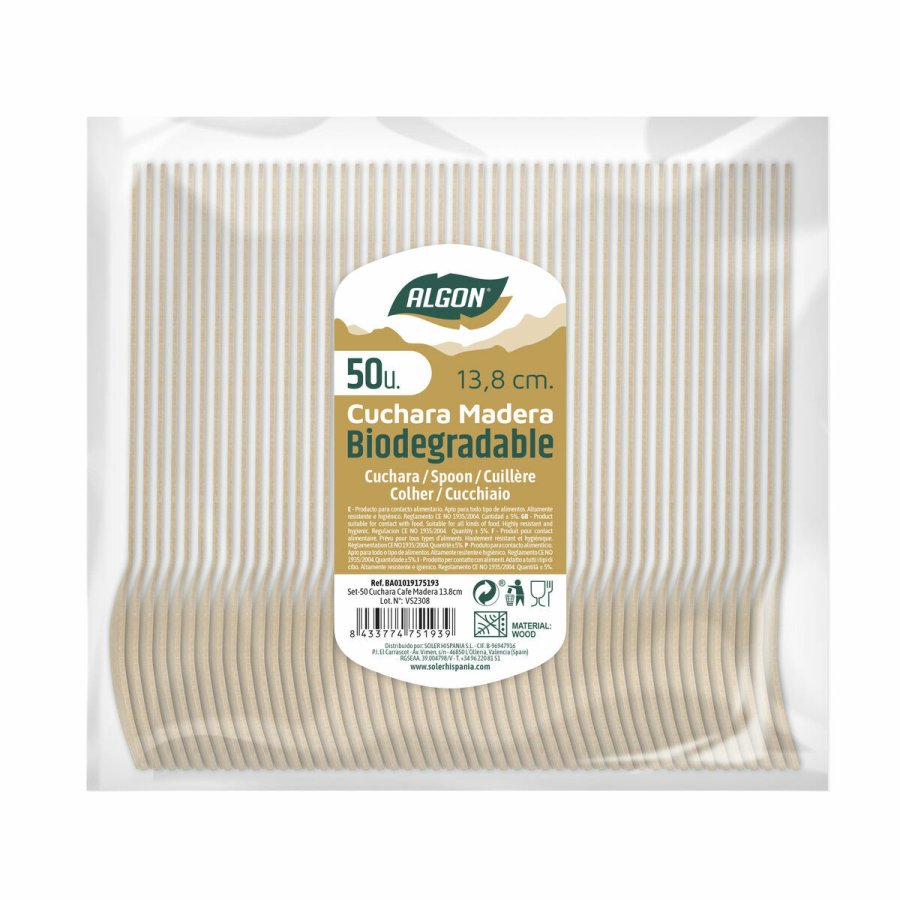St med skeer Algon Dessert Tr 20 enheder 14 x 3 x 0,2 cm #4