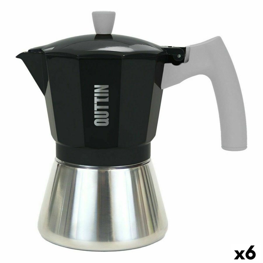 Italiensk Kaffekande Quttin Aluminium Stl 6 Kopper 300 ml (6 enheder) #1