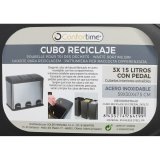 Affaldsspand til genbrug Confortime Rustfrit stl 45 L #9