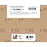 Hylder MobleKit Hvid Brun Tr� Metal 60 x 29 x 72 cm #4