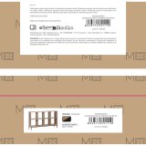 Hylder MobleKit Brun Sort Tr� Metal 118 x 29 x 72 cm #4