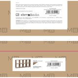 Hylder MobleKit Hvid Brun Tr� Metal 118 x 29 x 72 cm #4