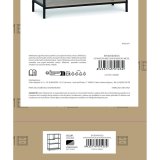 Hylder MobleKit Brun Sort Tr� Metal 75 x 30 x 100 cm #5