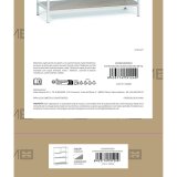 Hylder MobleKit Hvid Brun Tr� Metal 75 x 30 x 100 cm #5