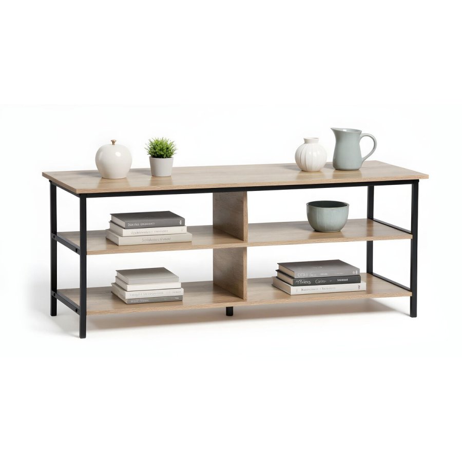 Supplerende m�bler MobleKit Brun Sort 110 x 40 x 45 cm Tr� Metal #3