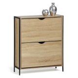 Skostativ MobleKit Brun Sort Tr� Metal 65 x 24 x 80 cm #4