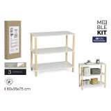 Hylder MobleKit Hvid Tr� 80 x 35 x 75 cm #2