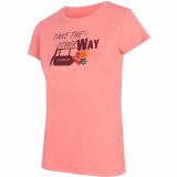 Kortrmet T-shirt til Kvinder Trangoworld Myra Pink #1