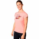 Kortrmet T-shirt til Kvinder Trangoworld Myra Pink #2