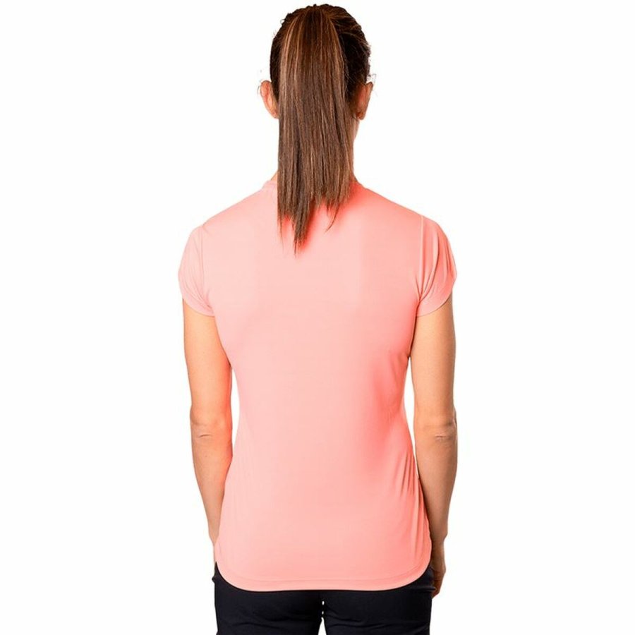 Kortrmet T-shirt til Kvinder Trangoworld Myra Pink #3