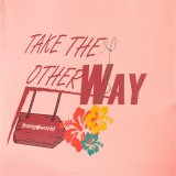 Kortrmet T-shirt til Kvinder Trangoworld Myra Pink #4