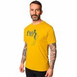 Kort�rmet T-shirt til M�nd Trangoworld Konak Gul #2