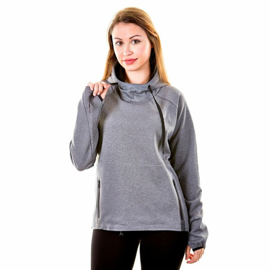 Sweaters uden Htte til Kvinder Joluvi Kross Mrkegr #1