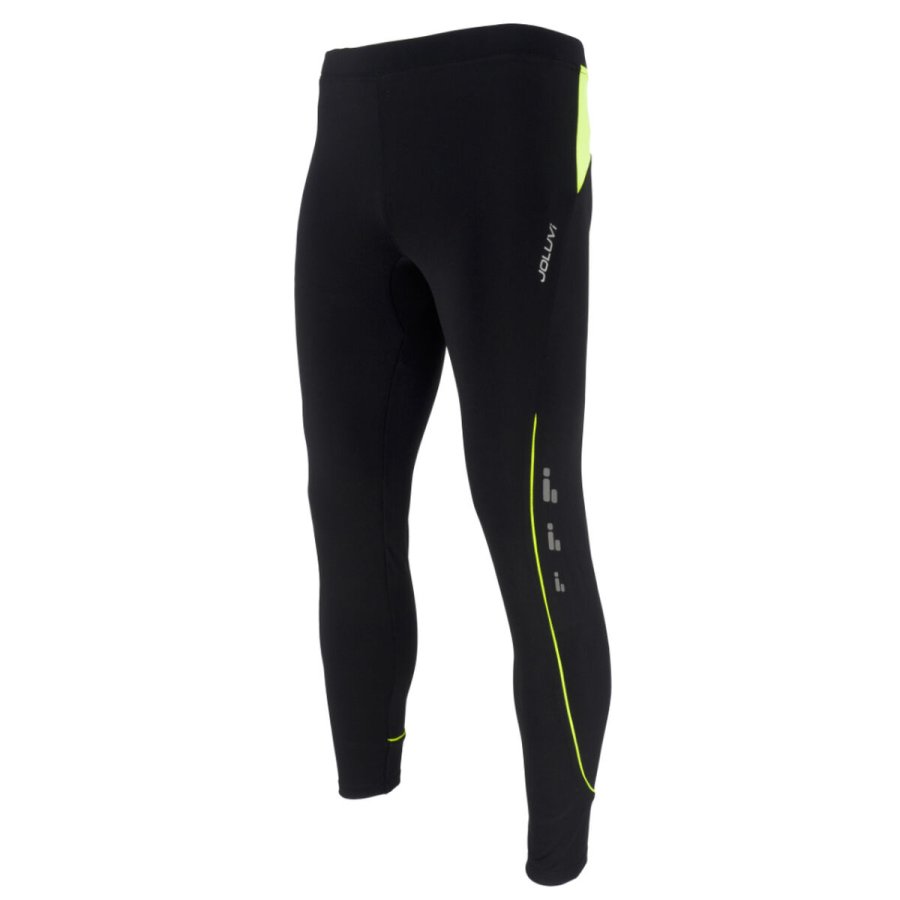 Trningsdragt til voksne underdele Joluvi Gul Sort #1