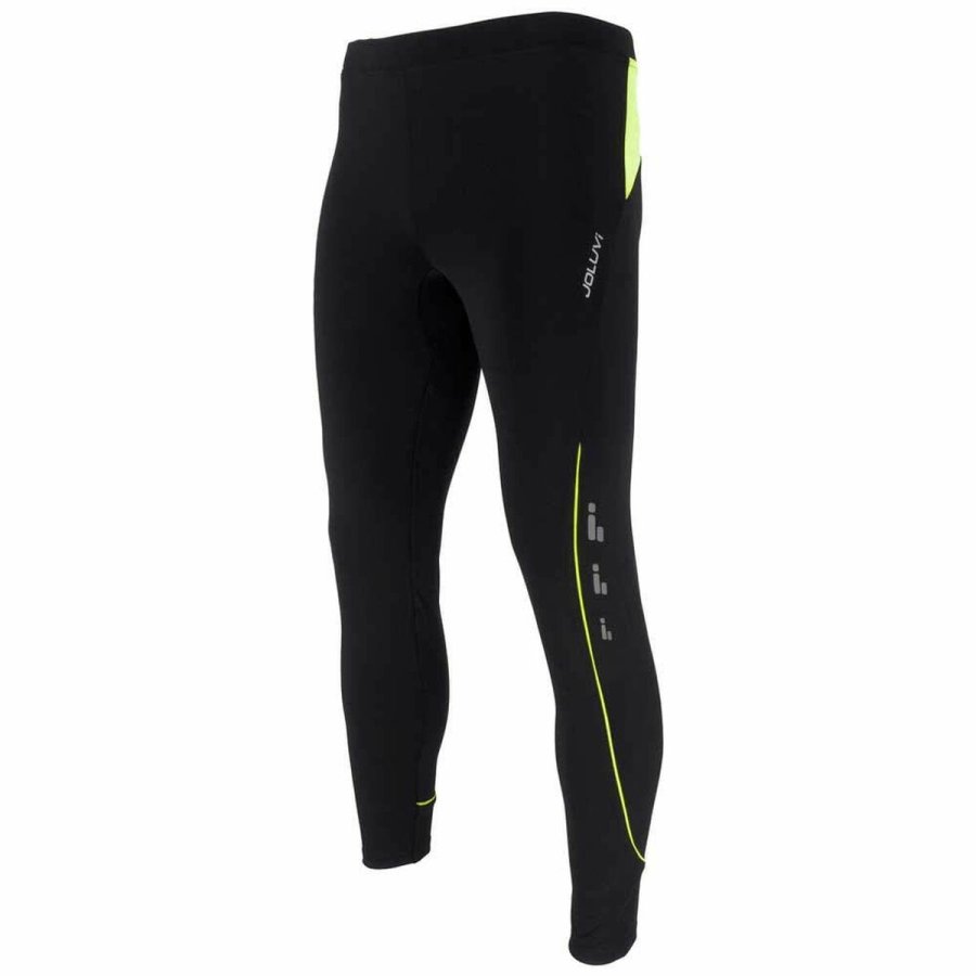 Trningsdragt til voksne underdele Joluvi Gul Sort #2