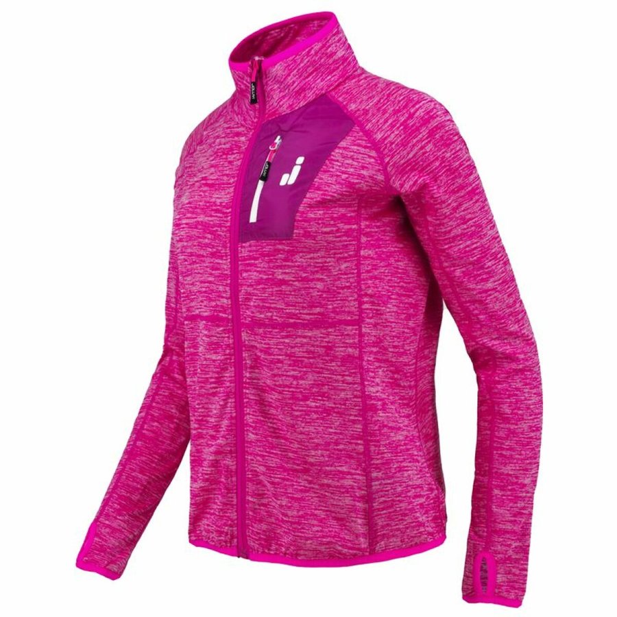 Sportsjakke til damer Joluvi Run Zera Fuchsia #1