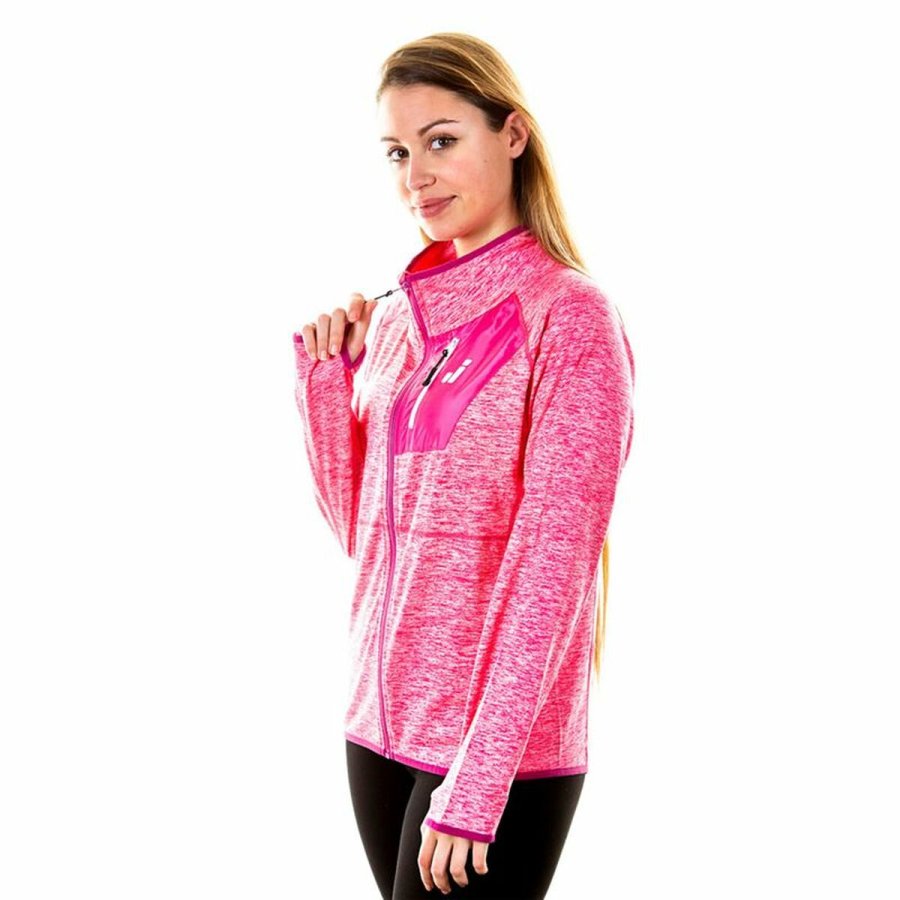 Sportsjakke til damer Joluvi Run Zera Fuchsia #2
