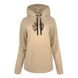 H�ttetr�je til Kvinde Joluvi Hoodie Land Beige #1