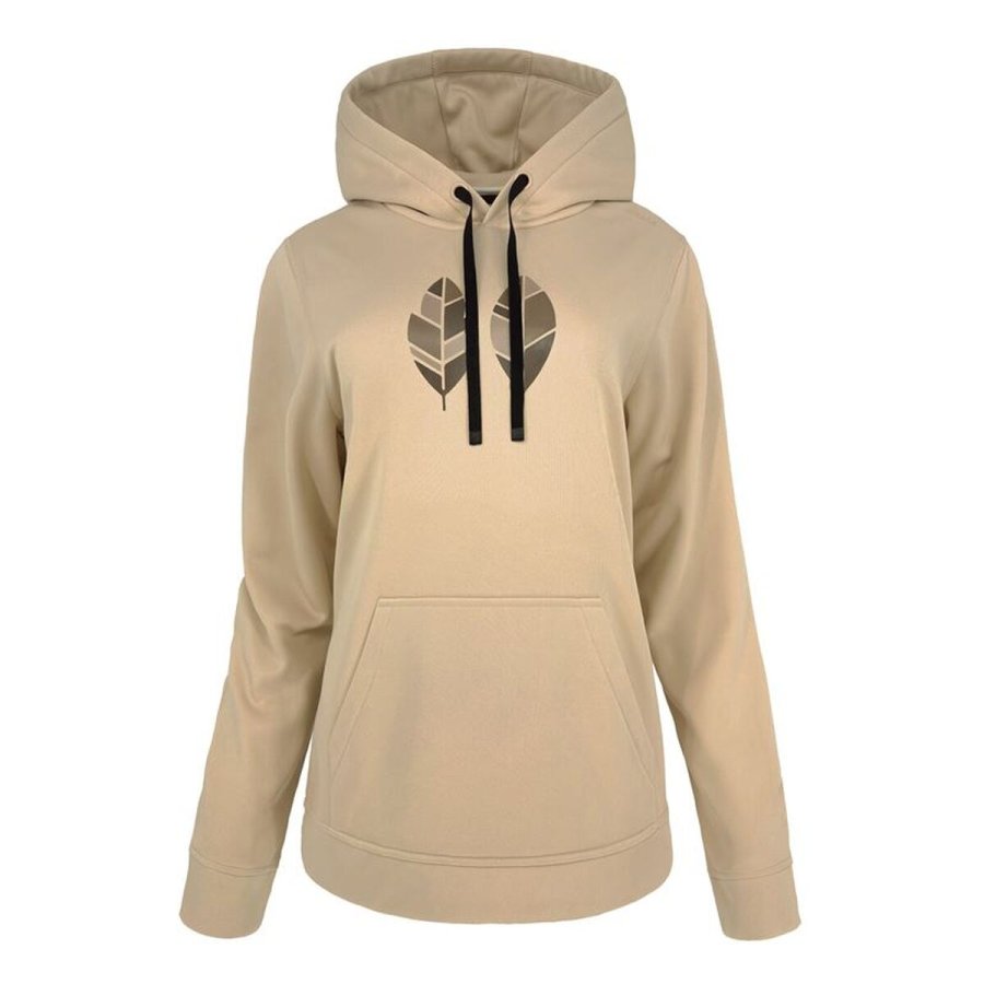 H�ttetr�je til Kvinde Joluvi Hoodie Land Beige #1
