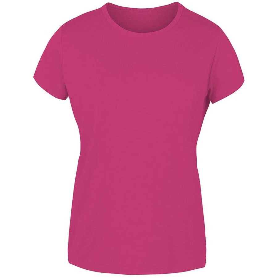 Kort�rmet T-shirt til Kvinder Joluvi Fuchsia #1