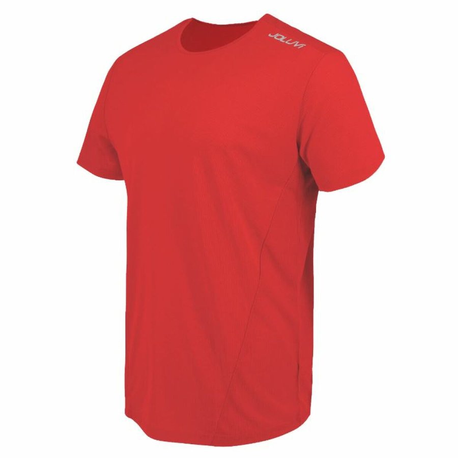 Kortrmet T-shirt til Mnd Joluvi Runplex Rd #1