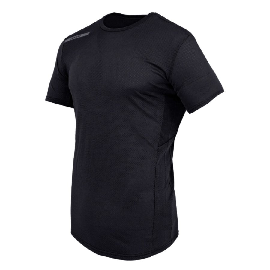 Kort�rmet T-shirt til M�nd Joluvi Athlet Sort #1