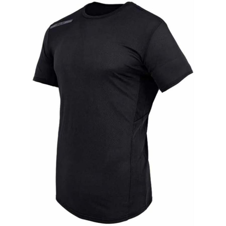 Kort�rmet T-shirt til M�nd Joluvi Athlet Sort #2