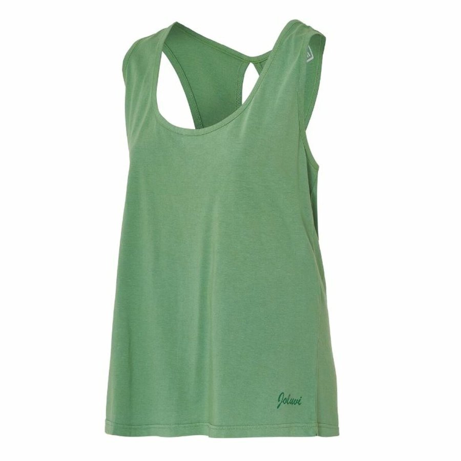 T-shirt til Damer uden rmer Joluvi Bambu Tank Mujer Verde Grn Mrk grn #1