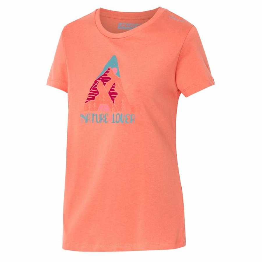 Kortrmet T-shirt til Mnd Joluvi Nature Lover Orange #1