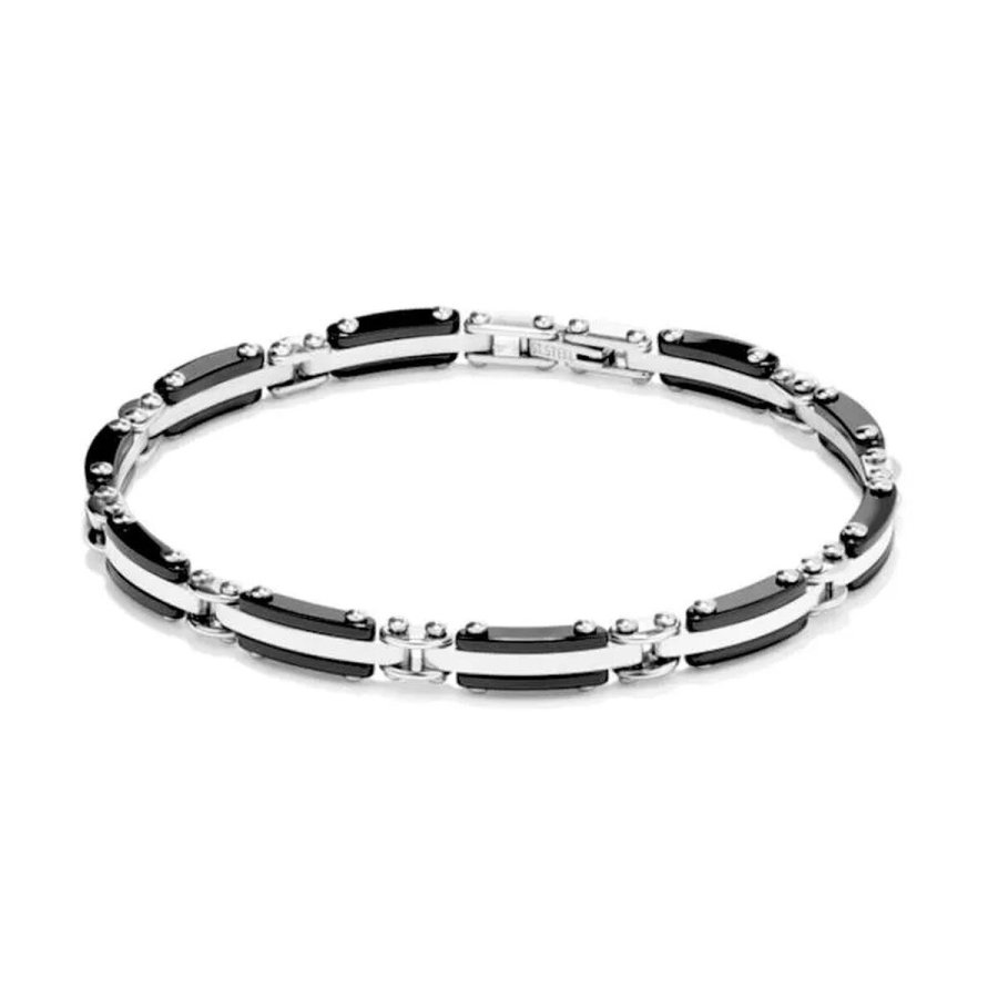 Armbnd til mnd Radiant RH000002 Sort Slvfarvet #1