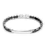 Armbnd til mnd Radiant RH000005 Sort Slvfarvet #1