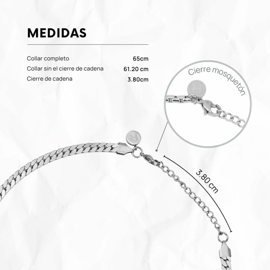 Halskde til mnd Radiant RH000266 Slvfarvet #4