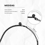 Halsk�de til m�nd Radiant RH000271 Sort #4