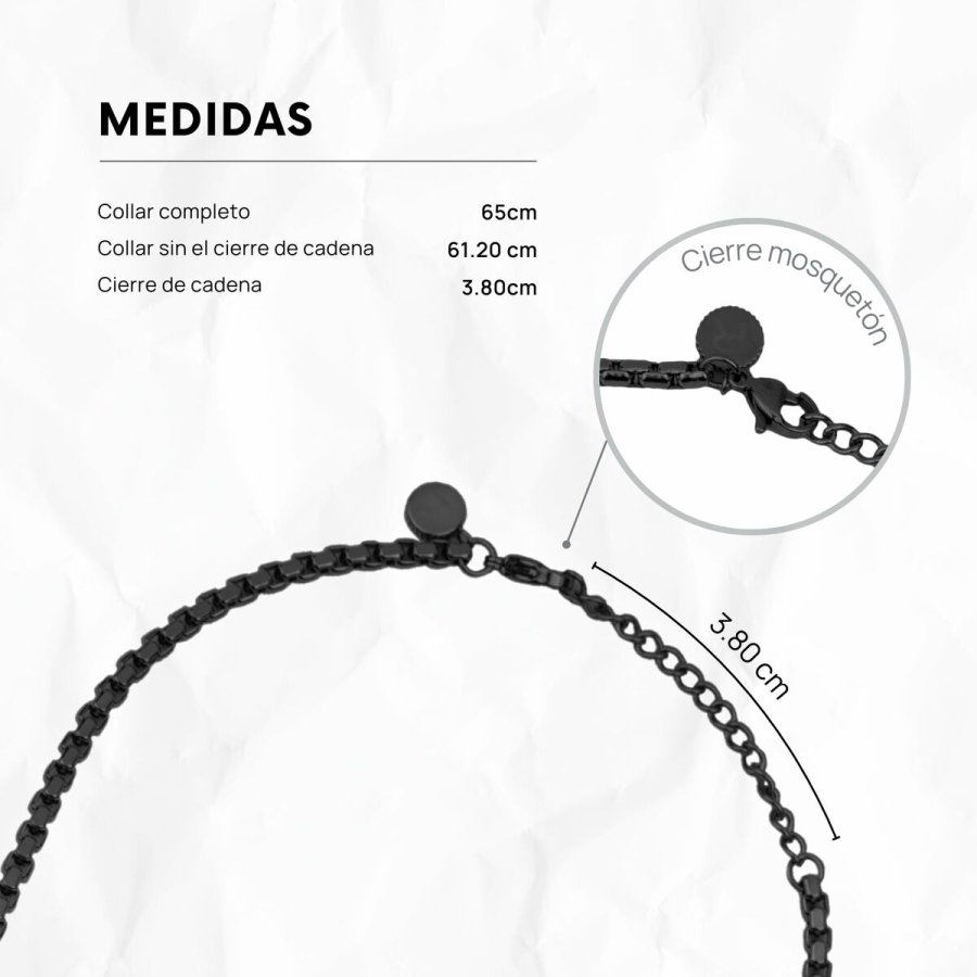 Halsk�de til m�nd Radiant RH000271 Sort #4