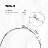 Vedhng til mnd Radiant RH000272 Slvfarvet Sort #4