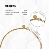 Vedhng til mnd Radiant RH000273 Gylden #4