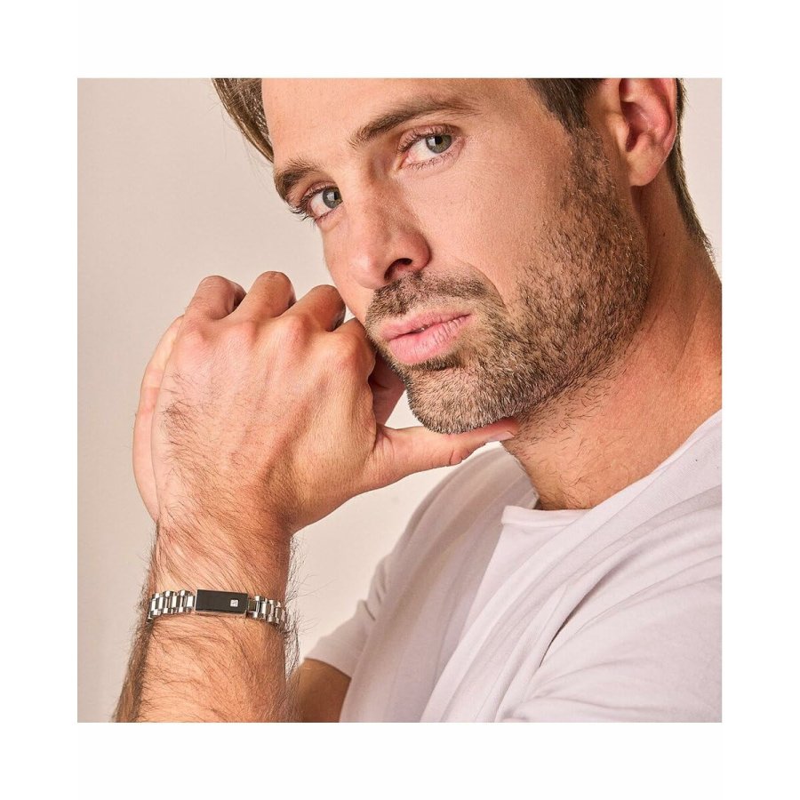 Armbnd til mnd Radiant RH000282 Slvfarvet #2