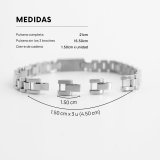 Armbnd til mnd Radiant RH000282 Slvfarvet #4